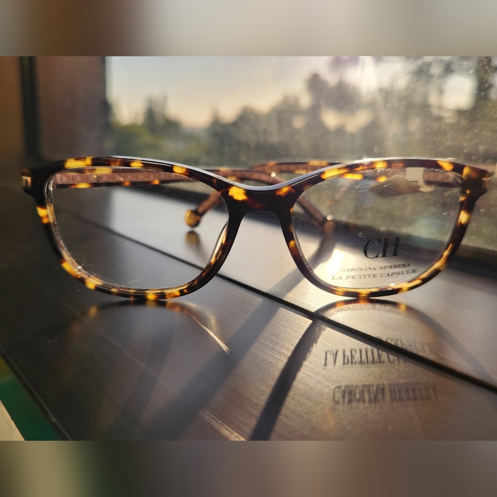 Carolina Herrera Tortoise Shell Glasses
